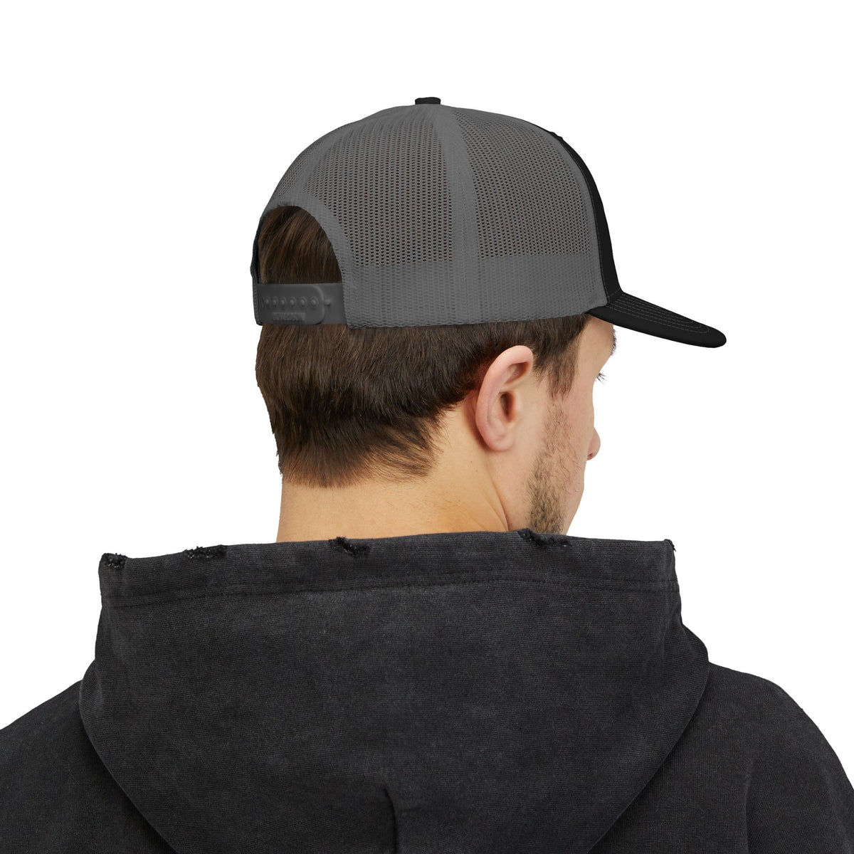 StillWake Snapback Trucker Cap – Retro Gothic Logo Mesh Hat