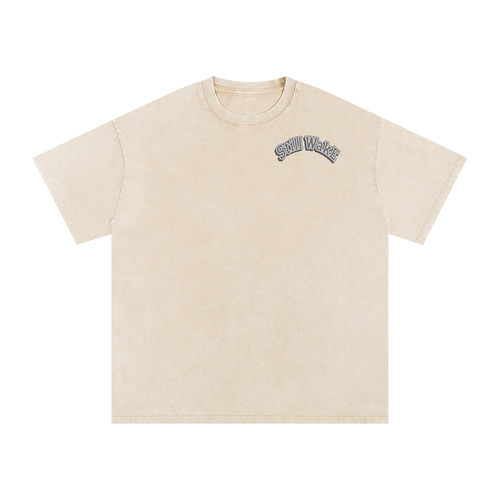 "El Jefe" Washed Oversized Cotton T-Shirt